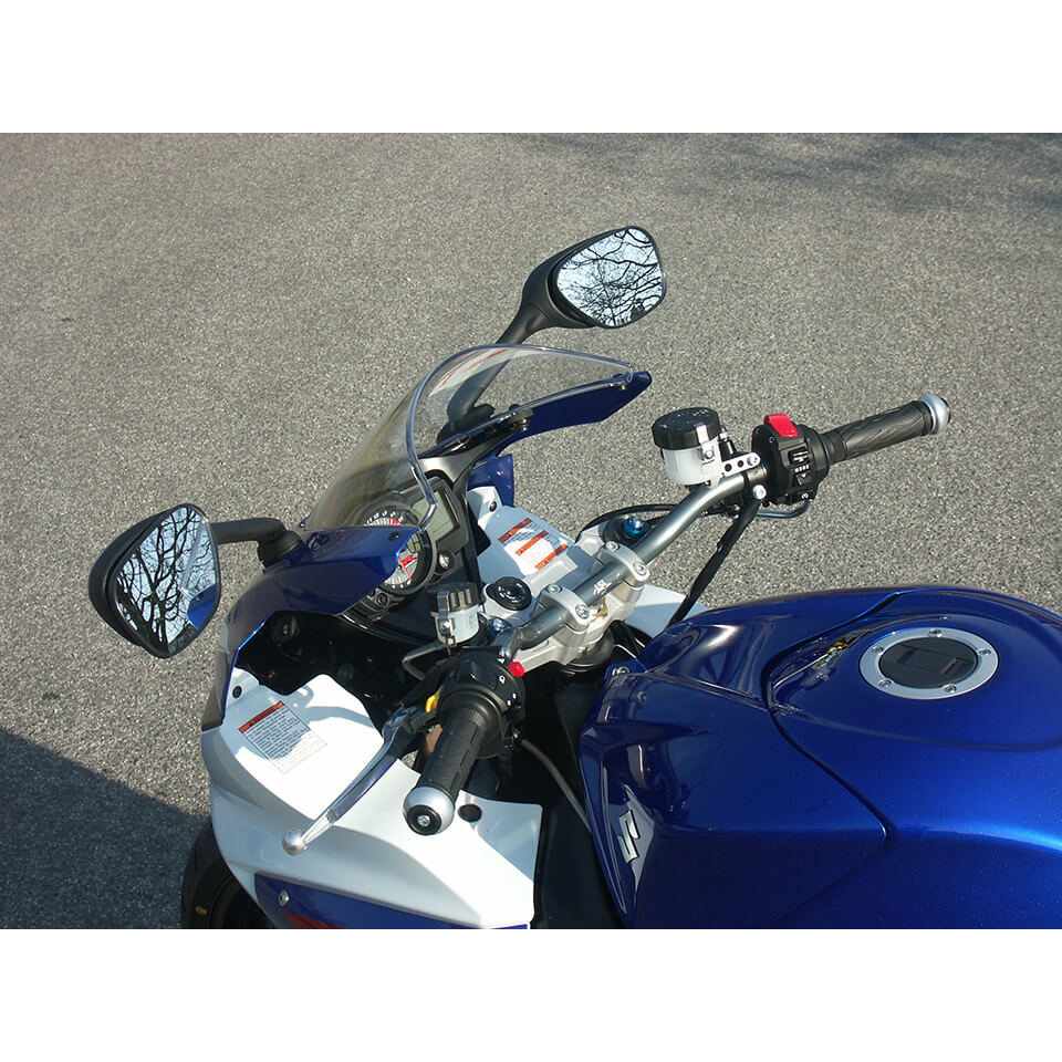 Kit Superbike LSL con certificado de piezas para Suzuki GSX-R1000, Tipo WVCL, 2007-2008, plata, (Tipo G)