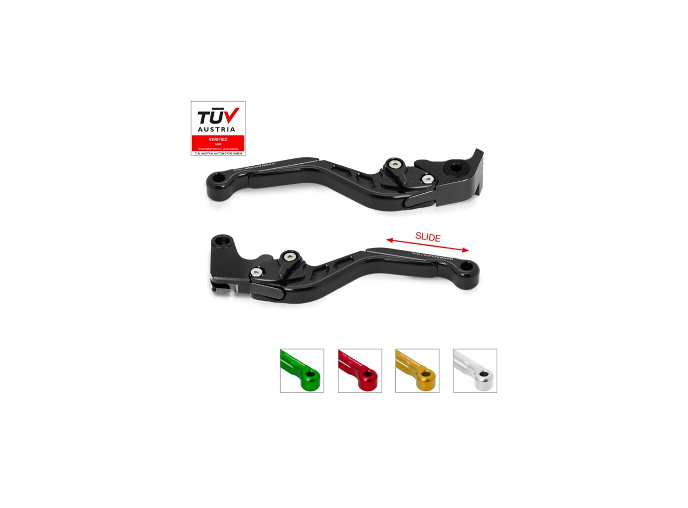 Barracuda Brems- und Kupplungshebelsatz für Kawasaki Z900 2025-