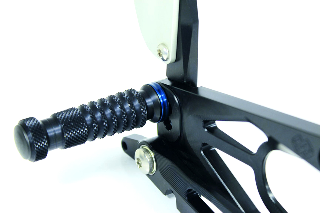 Kit de discos de color RGK Gilles Tooling para sistemas de reposapiés (2 unidades), azul