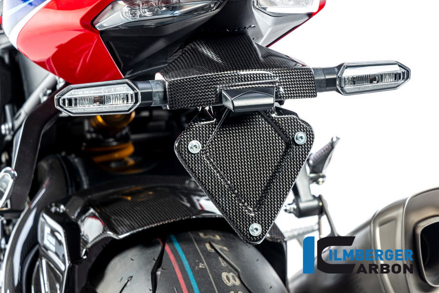 Portamatrículas Ilmberger Carbono brillante para Honda CBR1000RR-R/SP 2020-