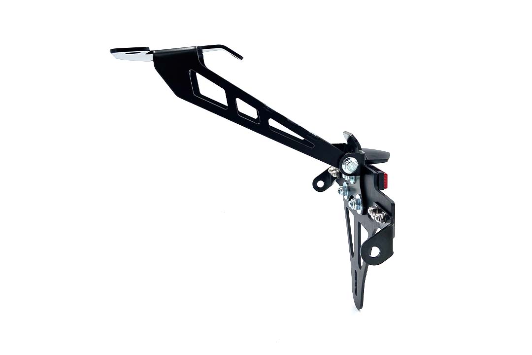 Soporte de matrícula alpha Technik para Aprilia RS 457 / Tuono 457, Tipo XE, año del modelo 2024-.