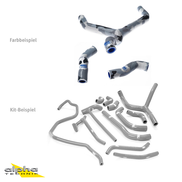 Kit de mangueras de silicona SAMCO SPORT 1 camuflaje urbano para Ducati Diavel 1200 año modelo 2011-2018