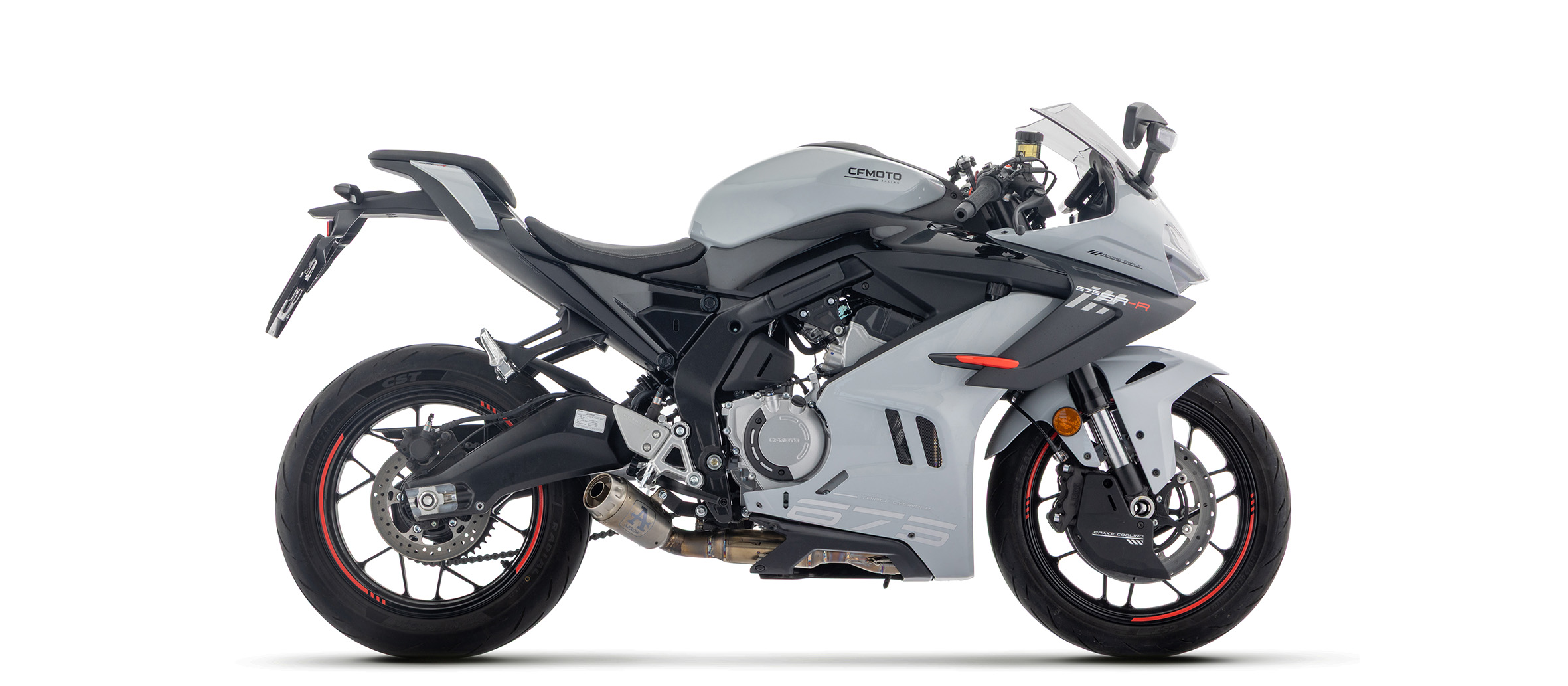 Sistema completo de competición ARROW PRO RACE de acero inoxidable para CF Moto 675 SR-R, año del modelo 2025-