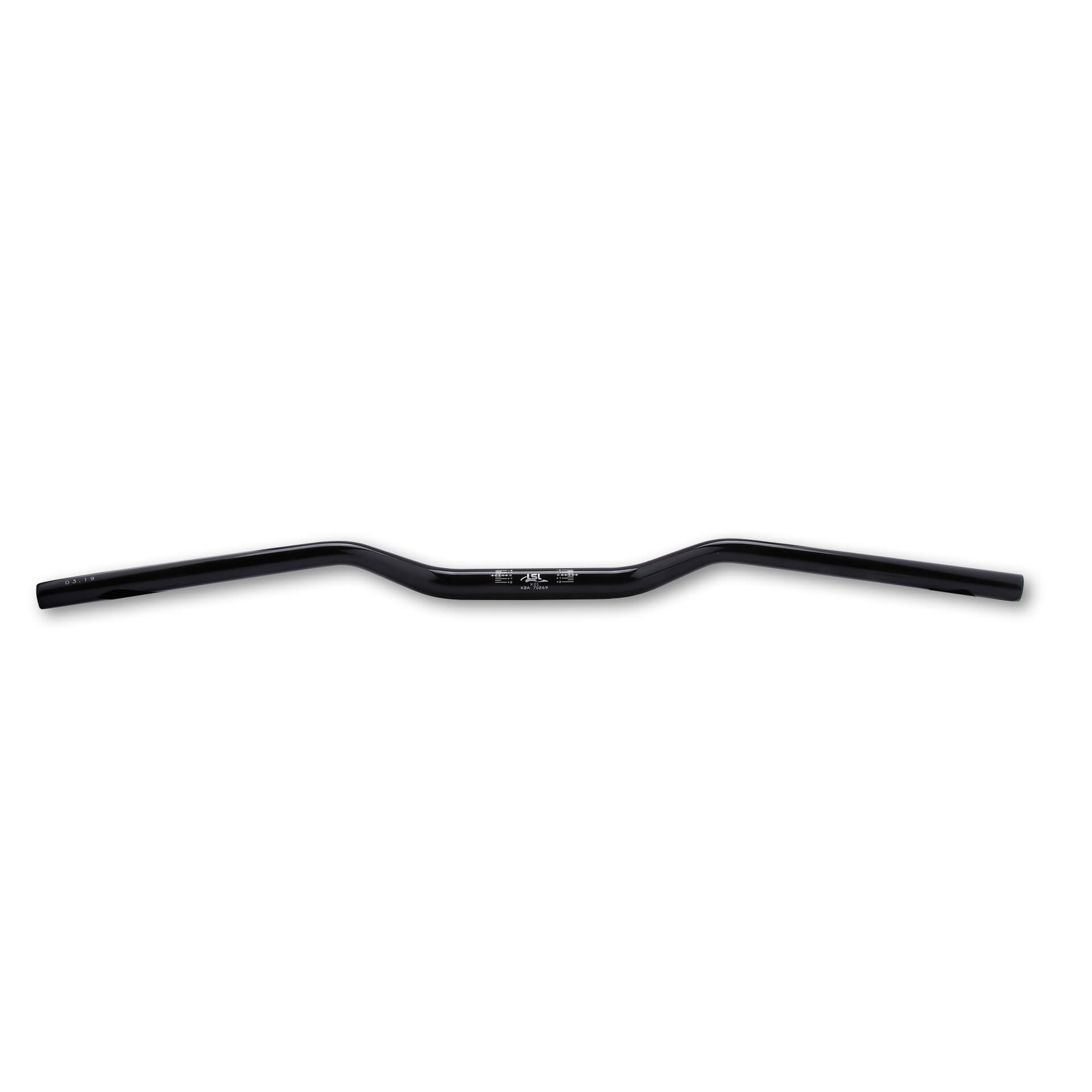 LSL X-Bar Alu-manillar Superbike X01, 1 1/8 pulgadas, negro brillante