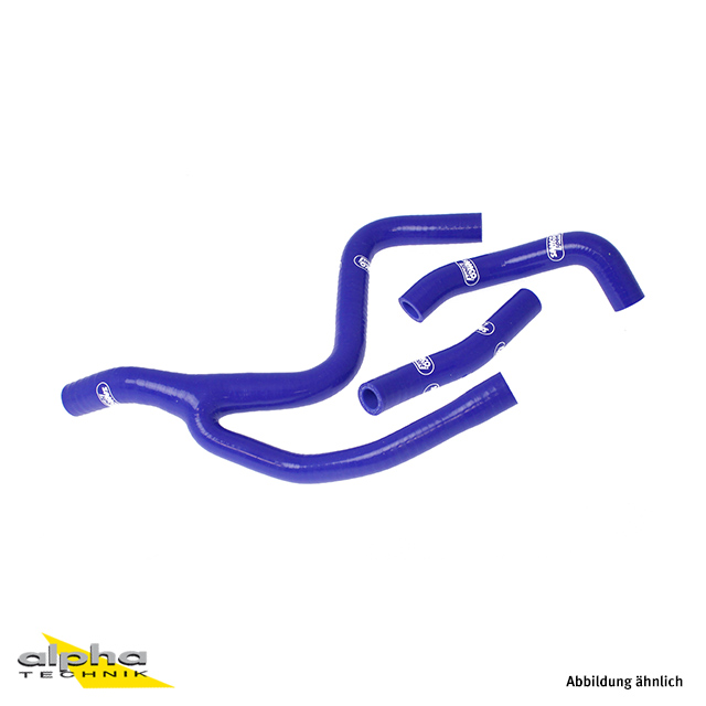 Kit de mangueras de silicona SAMCO SPORT pieza en Y - Diseño de competición azul para Suzuki RMZ250 año de modelo 2011-2012