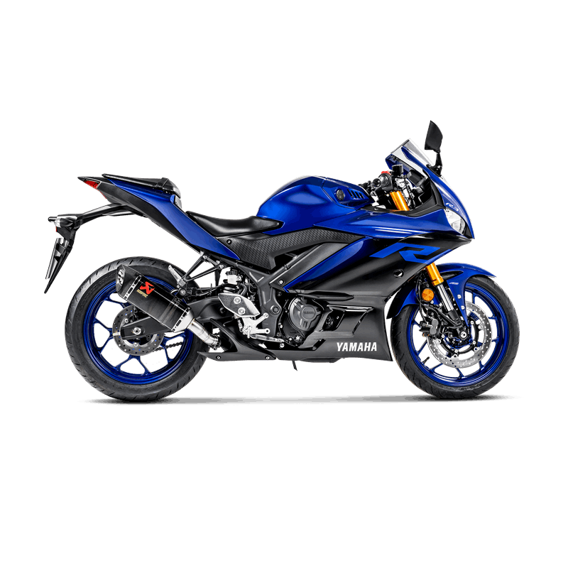 Escape Akrapovic Slip-On Line (Carbon) para Yamaha MT-03 2016-2019 / MT-03 2020- / YZF-R25 2014- / YZF-R3 2015-2018 / YZF-R3 2019-