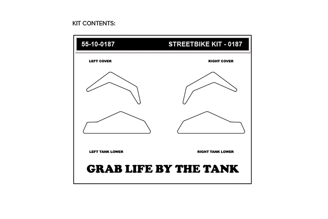 Stompgrip depósito de gasolina Pad transparente, Volcano, Kit depósito de gasolina para Streetbike, para Suzuki GSX-S1000S Katana, 2020-2025