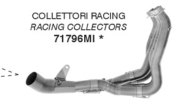 Colector de Competición ARROW de Acero Inoxidable para Honda CBR1000RR-R SC82 Año de Modelo 2025-