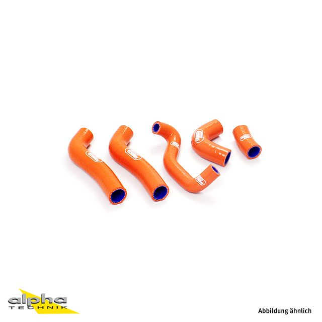 SAMCO SPORT Kit de mangueras de silicona naranja para KTM EXCF250 XCFW250 Año del modelo 2008-2011