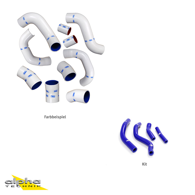 Kit de mangueras de silicona SAMCO SPORT Diseño OEM blanco para Yamaha YZ250F años de modelo 2014-2018