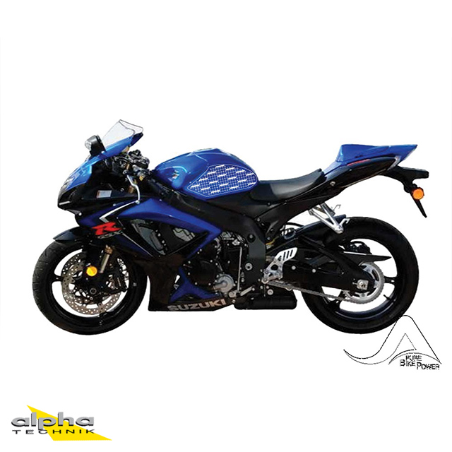 Stompgrip negro, Volcano, para Suzuki GSX-R600, 750, 2006-2007