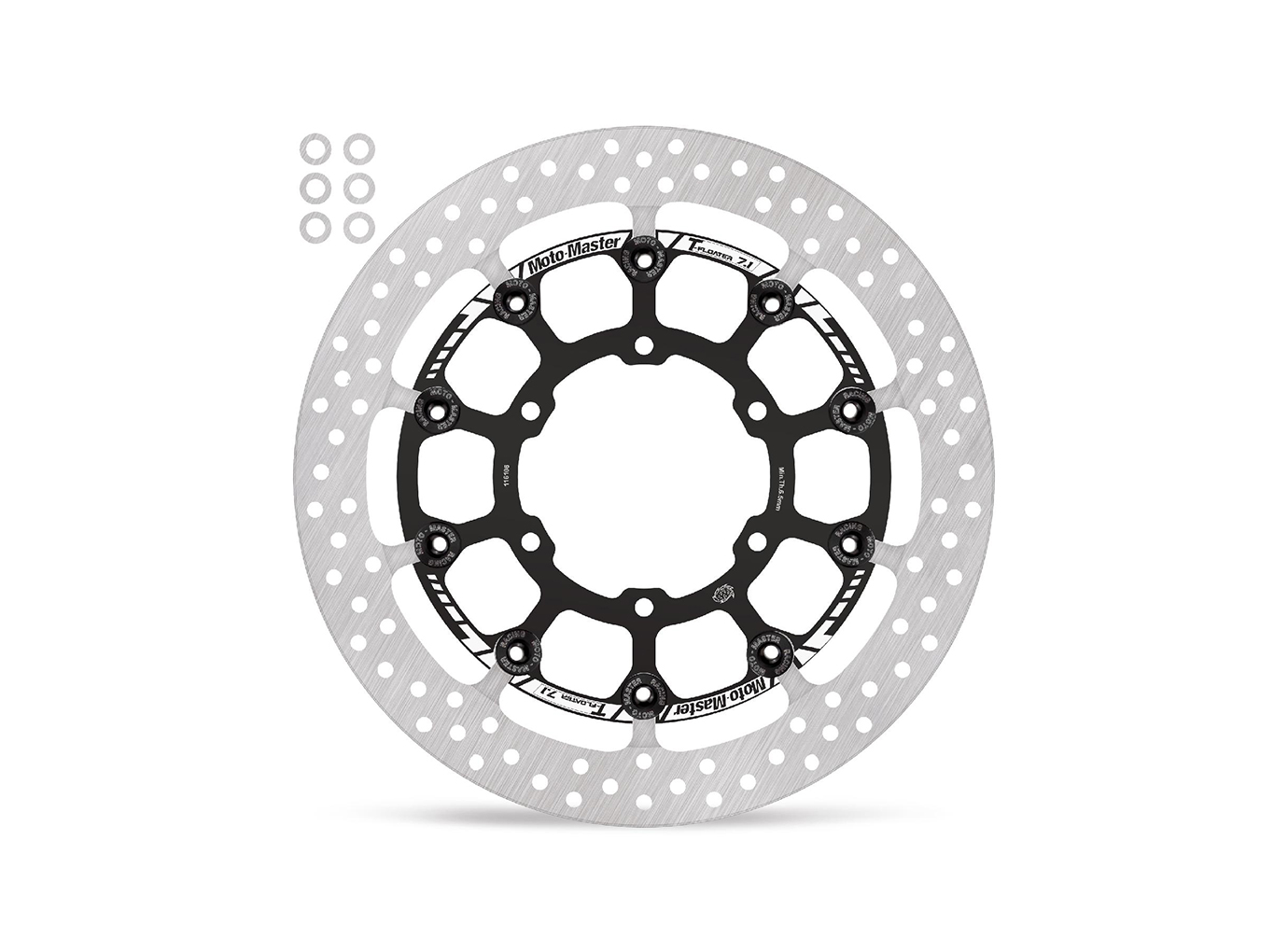 MOTO MASTER Disco de Freno Disco simétrico rotacionalmente, T-Floater para Suzuki GSX-R1000 / R Año del modelo 2017-2021