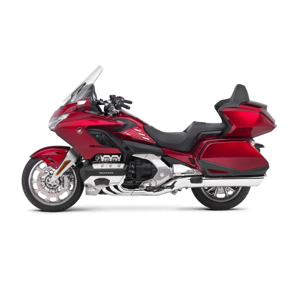 Stompgrip negro, Volcano, para Honda GL 1800 Gold Wing, 2018-2025