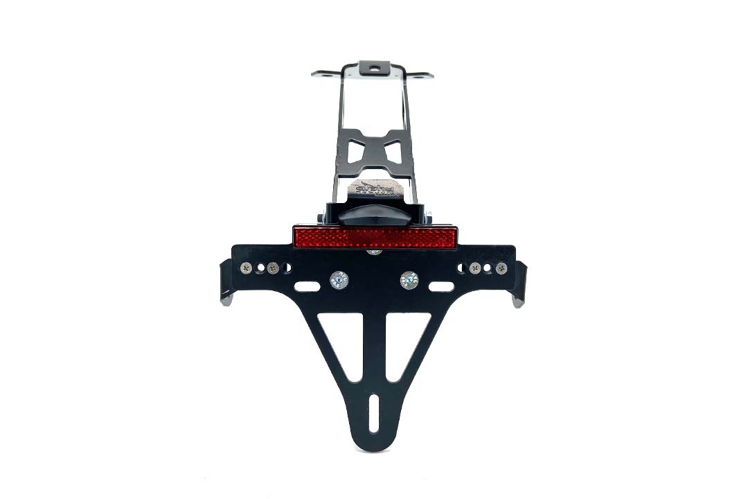 Portamatrículas alpha Technik para Aprilia RS 660 / Tuono 660, Tipo KS / KV / XG / XH, Año del modelo 2020-