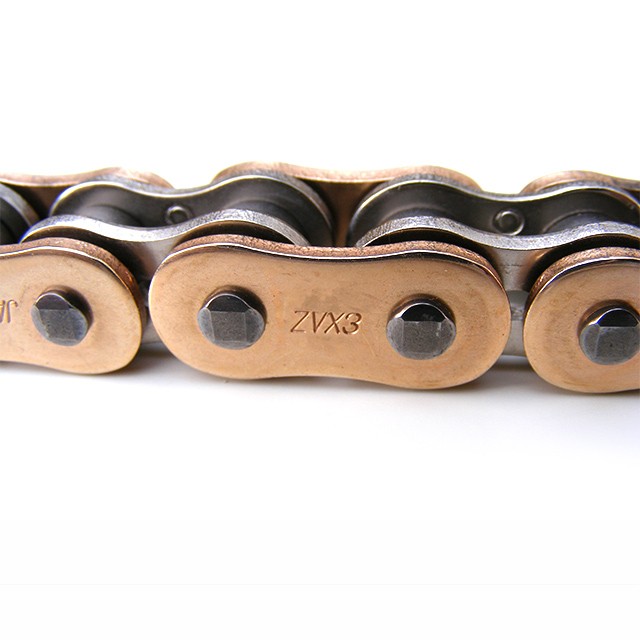 Cadena EK ZVX-3 525 GOLD definitiva para moto deportiva - 114 eslabones