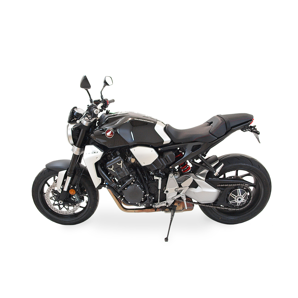 Soporte de matrícula alpha Technik para Honda CB1000R; Tipo SC80; Modelo año 2018-