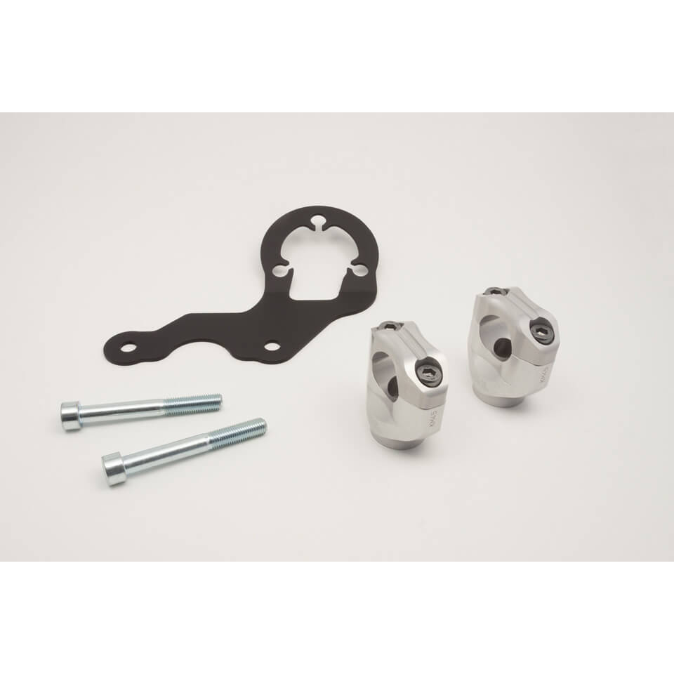 Kit de torretas LSL de 28,6 mm, para Ducati Scrambler, 2015, plateado