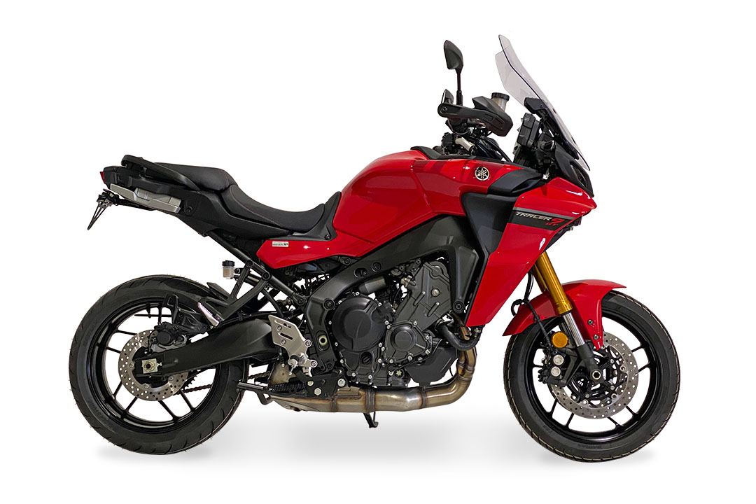 Soporte de matrícula alpha Technik para Yamaha Tracer 9 / GT / Y-AMT / GT Y-AMT, a partir del año modelo 2021-, Tipo RN70 / RN99 / RNA1