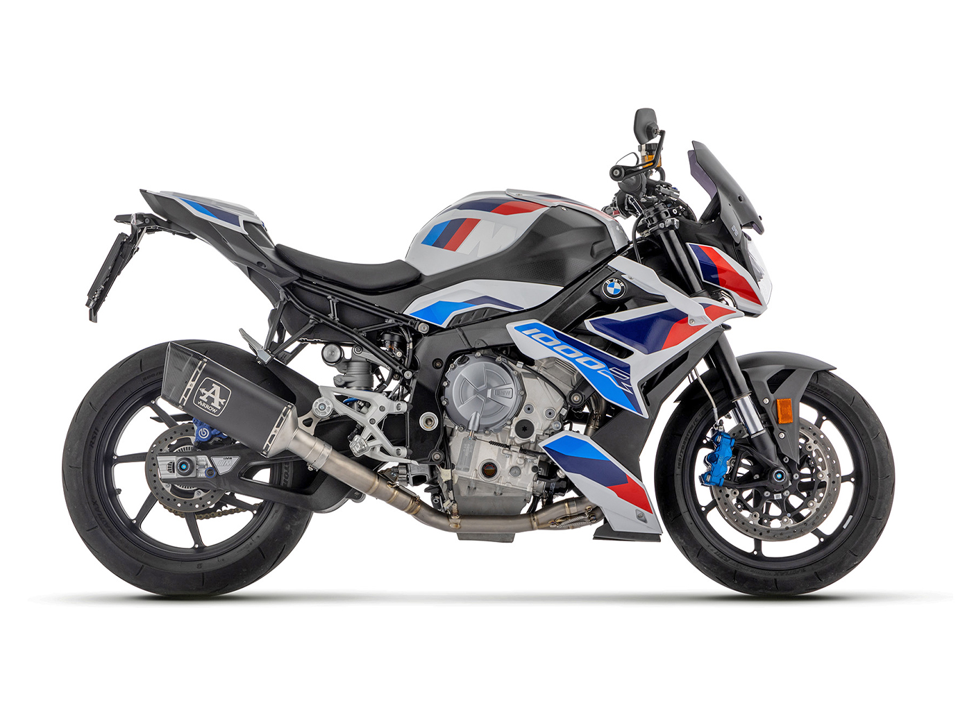ARROW PISTA DARK Slip-On Titan para BMW S1000R a partir de 2021- / S1000RR a partir de 2019- / M1000RR a partir de 2020- / M1000R a partir de 2023-