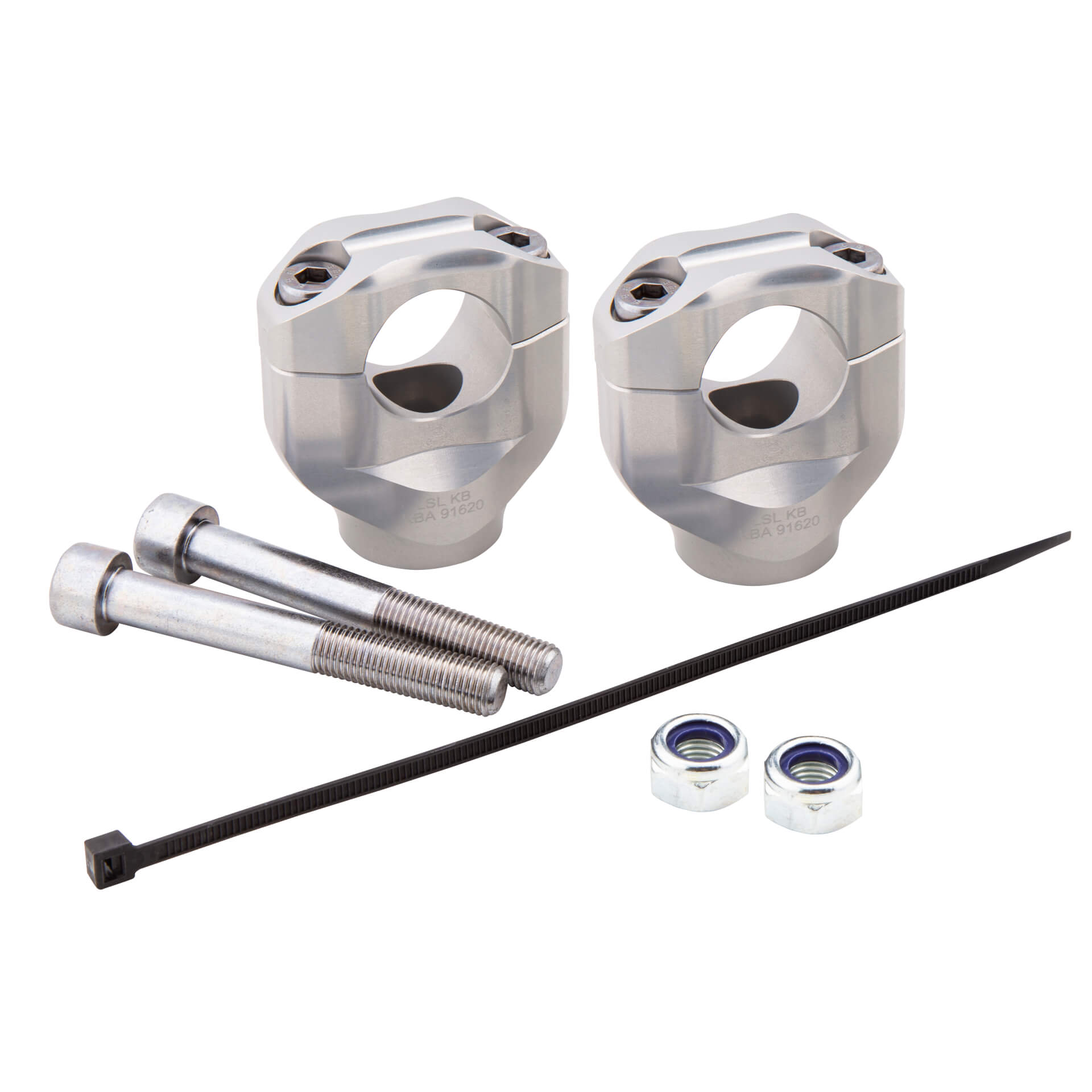 Kit de abrazaderas LSL de 28,6 mm para BMW S1000R, Tipo 2R99, 2R99r, 2021- , plateado