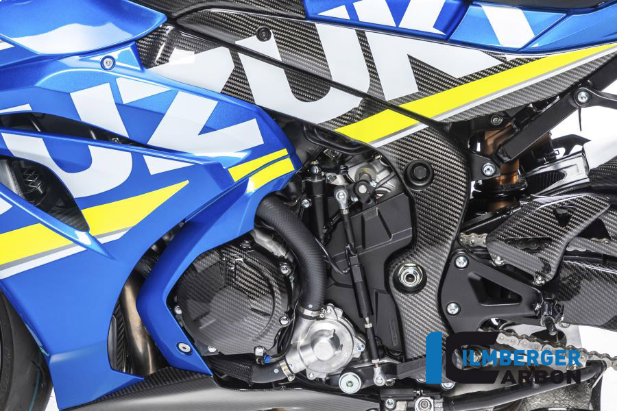 Tapa de Carbono Ilmberger chasisabdeckung lado izquierdo, Suzuki GSX-R 1000