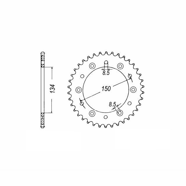 corona Aluminio, KAWASAKI Z-50