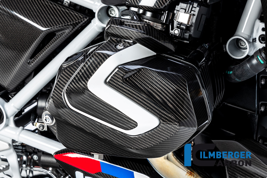 Cubierta del conector de bujía de carbono Ilmberger lado derecho para BMW R1250GS R1250R R1250RS a partir de 2019-