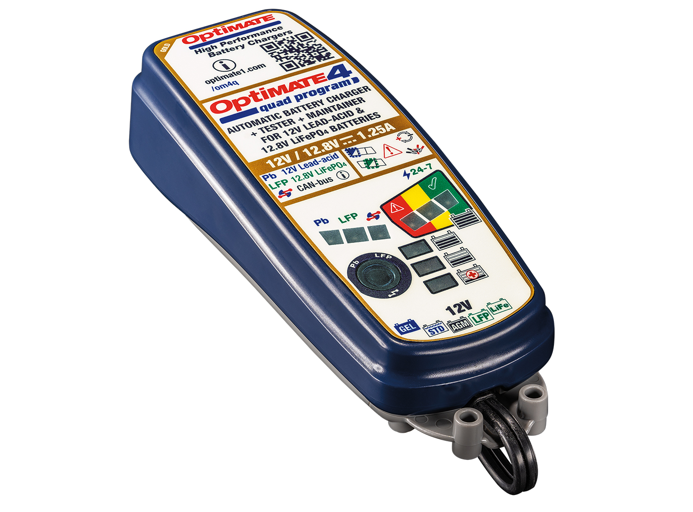 OPTIMATE 4 Quad Lade- und Wartungsgerät 12V / 12.8V