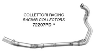 ARROW Racing Krümmer Edelstahl KTM 390 Adventure R, X, Enduro R, 2025-