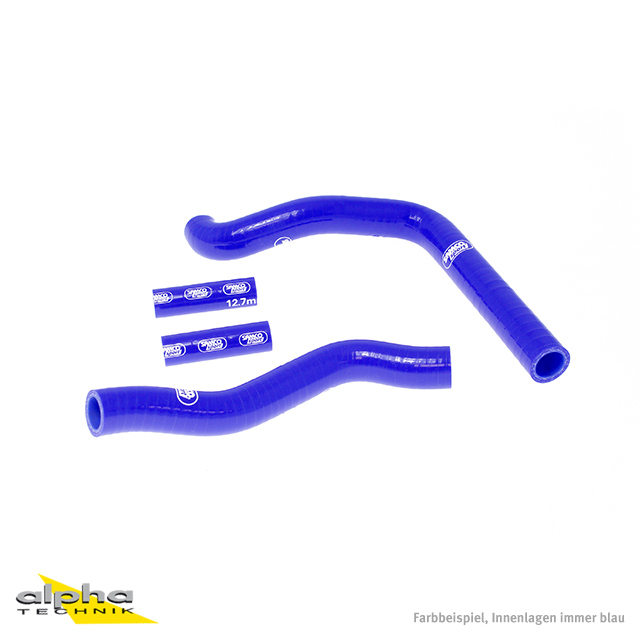 Kit de Mangueras de Silicona SAMCO SPORT azul para Kawasaki KX250 año de modelo 2005-2008