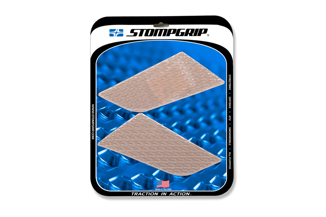 Stompgrip transparente, Icon, para Suzuki SFV650 Gladius, 2009-2015