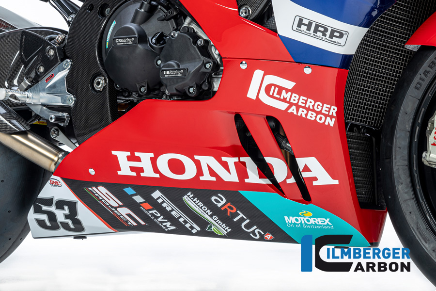Carenado inferior Ilmberger Carbon, brillante, para Honda CBR1000RR-R Fireblade (SP), SC82, a partir de 2020-