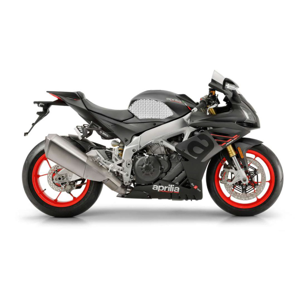 Almohadillas de tracción Stompgrip negras, para Aprilia RSV4 y Tuono V4 (ver lista de compatibilidad)