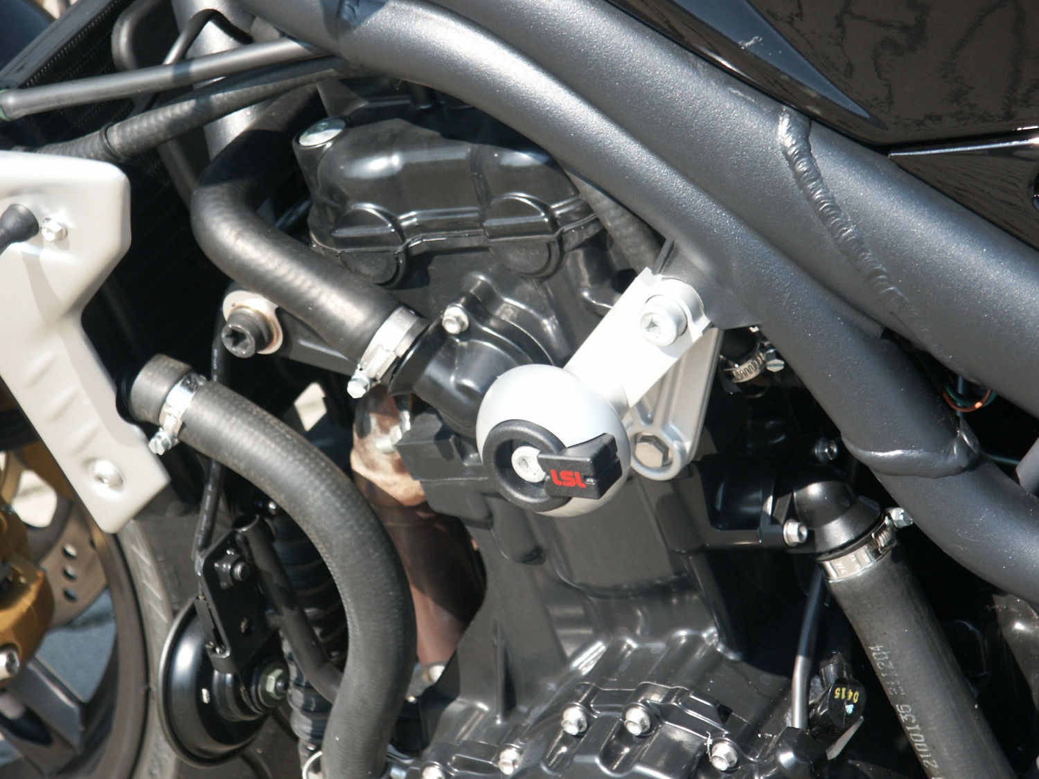 Kit de montaje de protectores anticaída LSL para Triumph Speed Triple, 2005-2011, Tiger 1050, 2007-2011
