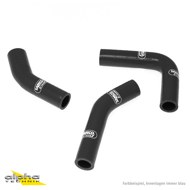 Kit de mangueras de silicona SAMCO SPORT negro para Yamaha RD250LC RD350LC Año del modelo 1980-1985