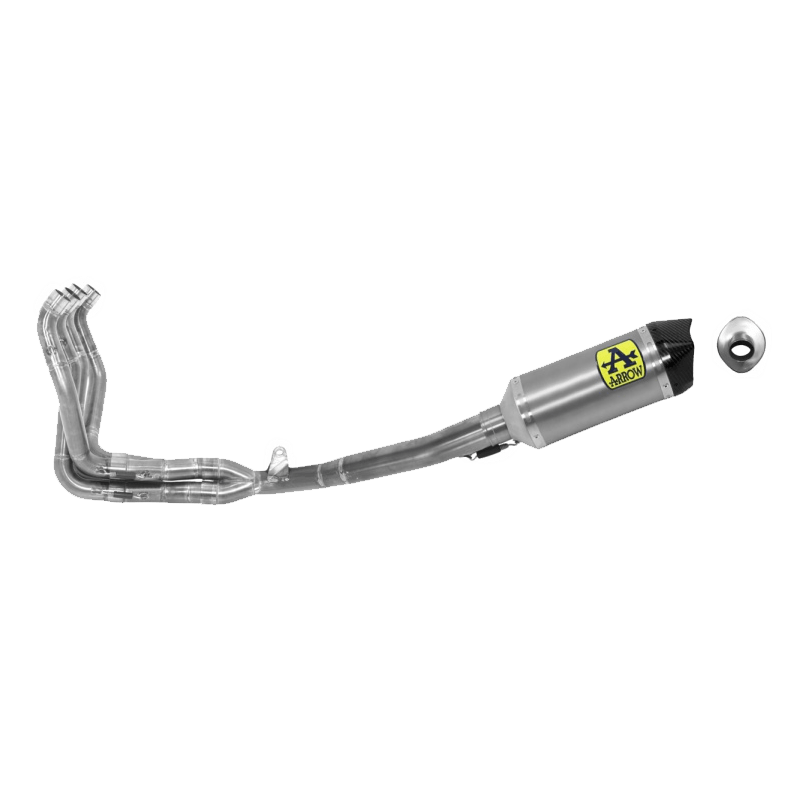 Sistema de escape completo ARROW RACE TECH COMPETITION EVO FULL SYSTEM para Suzuki GSX-R1000 2017-, Titanio y Acero Inoxidable