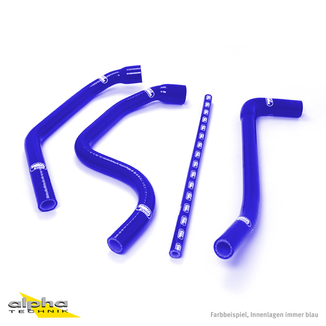 Kit de mangueras de silicona SAMCO SPORT azul para Triumph Tiger 1050, año del modelo 2007-2012