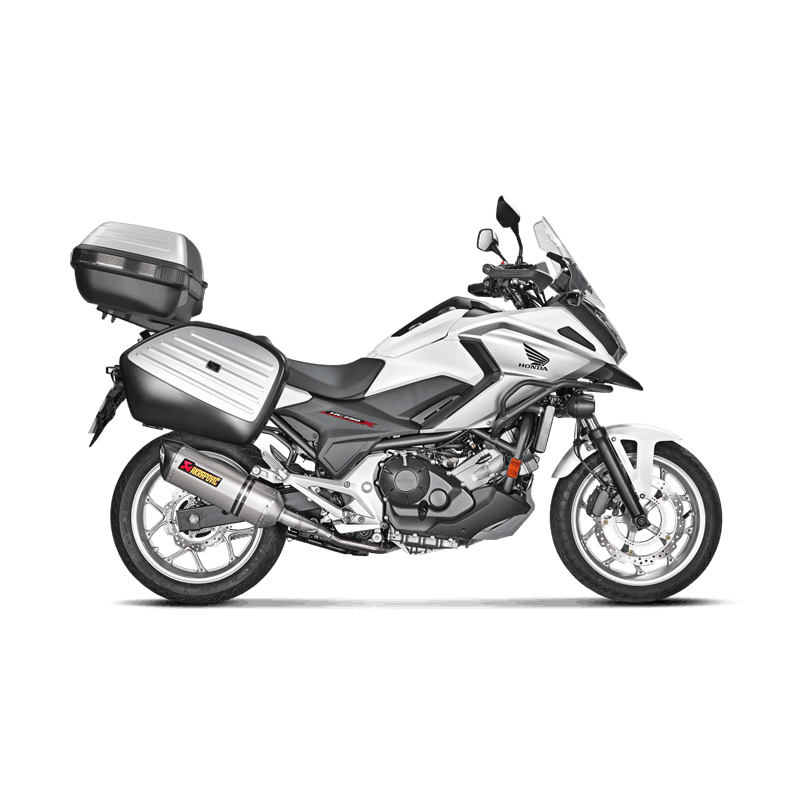 Sistema de escape Akrapovic Slip-On Line (Titanio) para Honda Integra 2012-2020, NC700/750S 2012-, NC700/750X 2012-2020