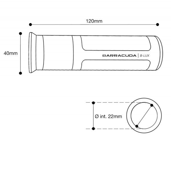 Barracuda B-LUX Puños negros