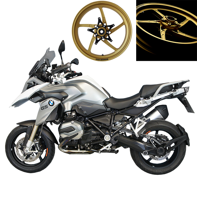 OZ Piega Kit de Conversión 17" BMW R1200GS Oro incl. alpha Racing disco de frenon