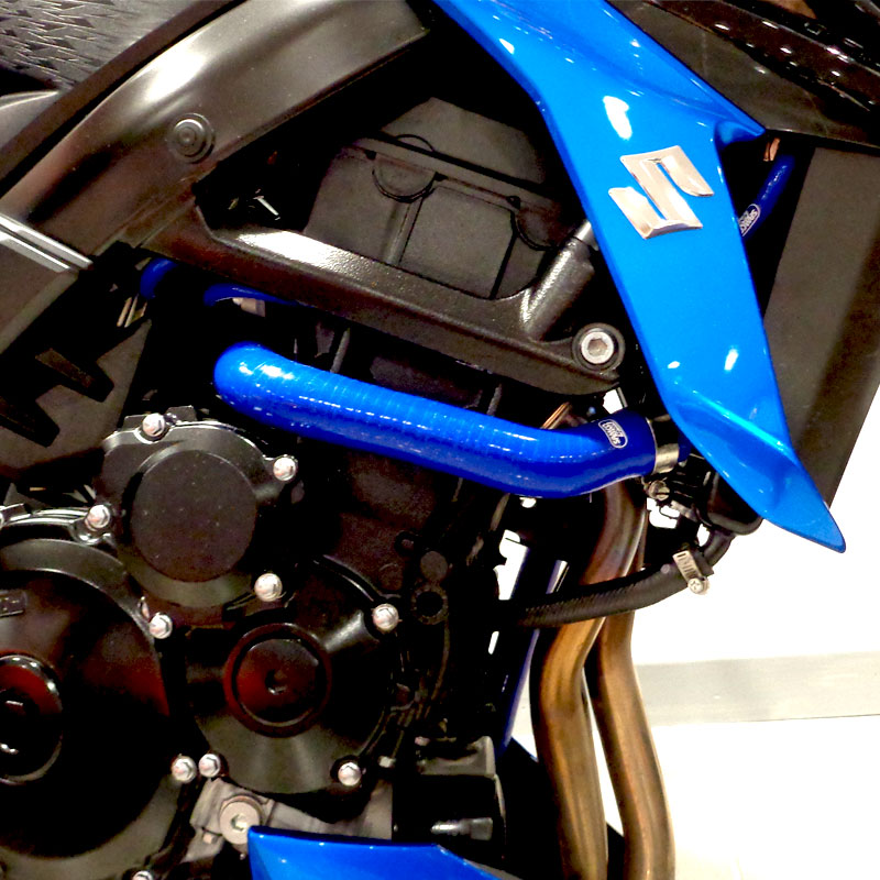 Kit de mangueras de silicona SAMCO SPORT azul para Suzuki GSX-S 750Z año de modelo 2017-2024