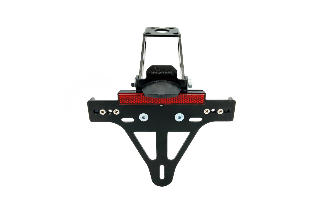 Soporte de matrícula alpha Technik para Kawasaki Ninja ZX4-R / ZX-4RR, año de modelo 2024-