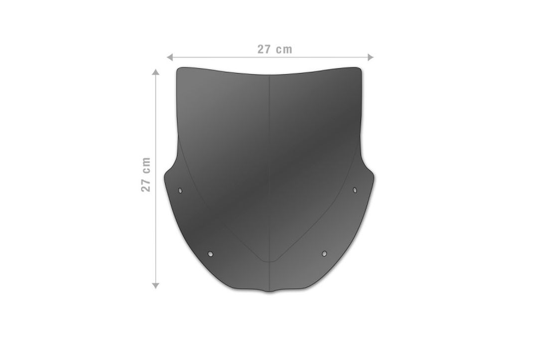 Parabrisas Barracuda Aerosport de Plexiglás para Triumph Street Twin