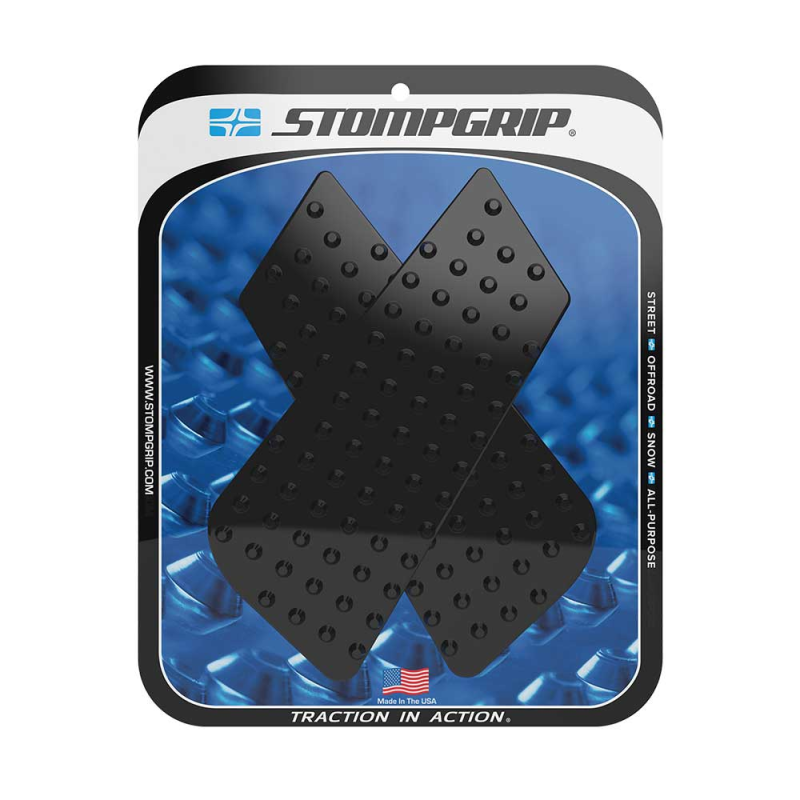 Stompgrip schwarz, für Aprilia, Ducati, Honda, Husqvarna, Moto Guzzi, MV Agusta und Suzuki, siehe Verwendungsliste