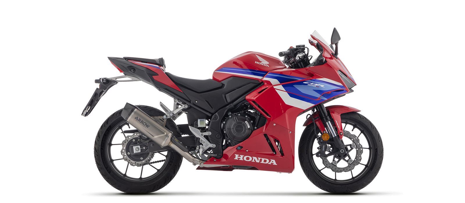 ARROW INDY RACE EVO Slip-On con Cubierta de Titanio para Honda CBR500R 2024-