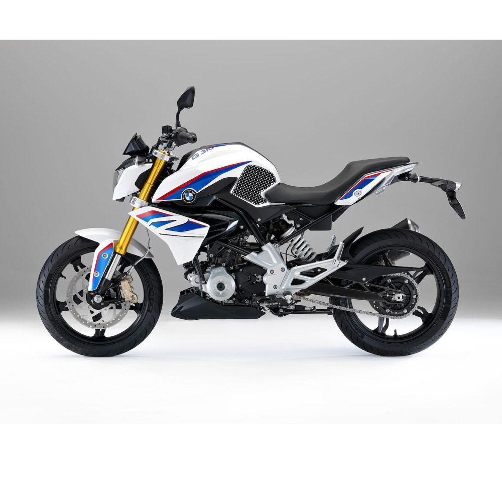 Almohadillas de tracción Stompgrip negras, para BMW G310R, 2016-2019