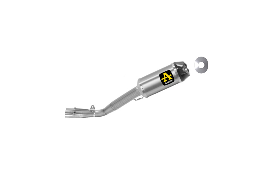 ARROW Sistema Semilcompleto de Competición con silenciador Indy Race para Yamaha YZF-R1 /M a partir del año de modelo 2020-