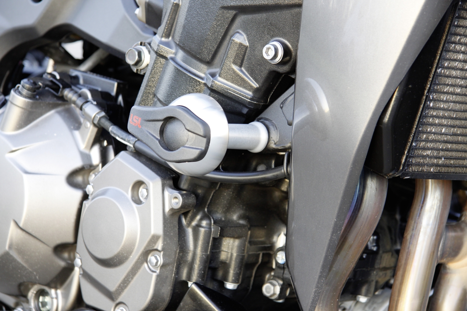 Kit de montaje LSL Crash Pad para Kawasaki Z1000 ABS, 2010-
