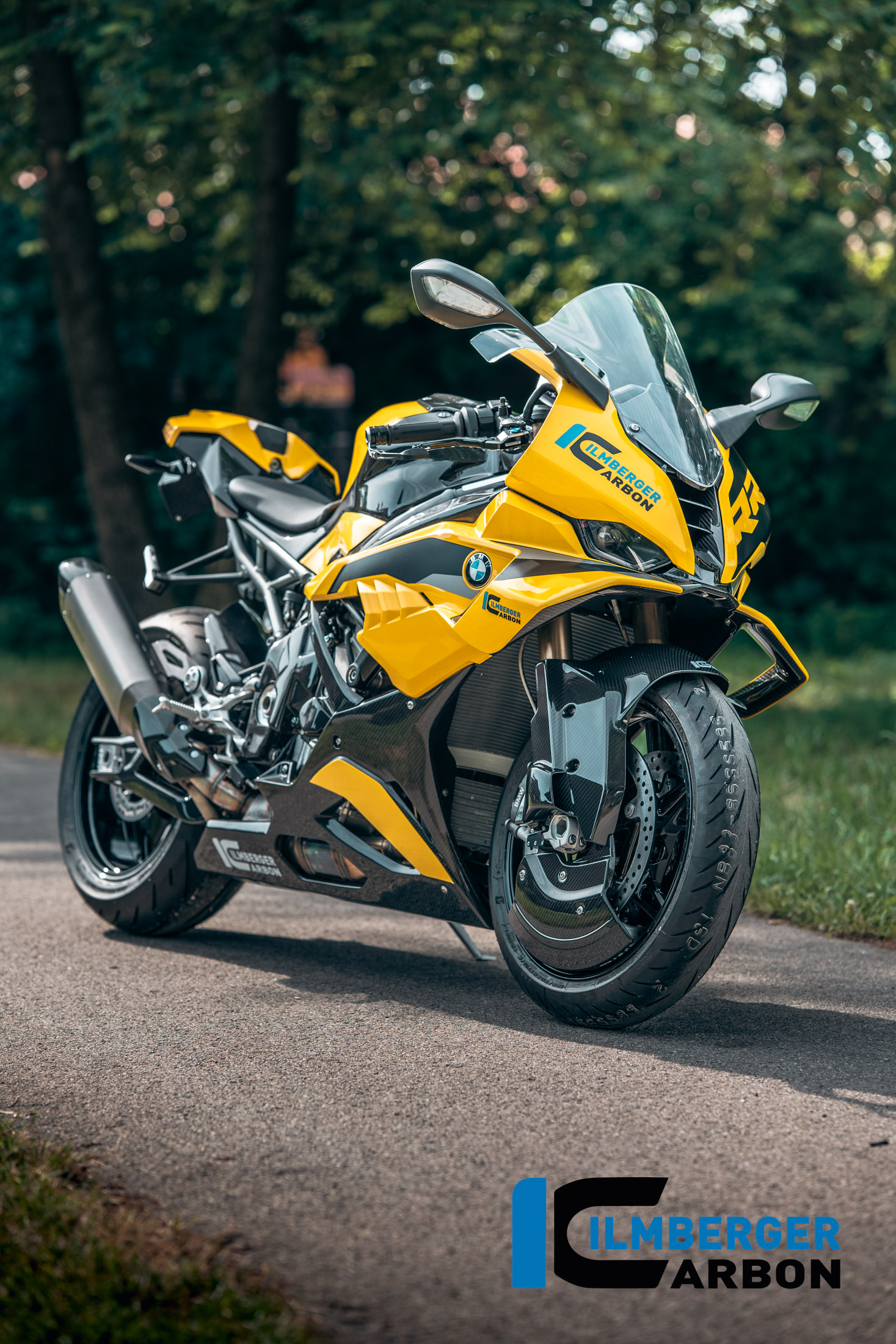 Ilmberger Entrada de aire de carbono brillante para BMW S1000RR, a partir de 2025-