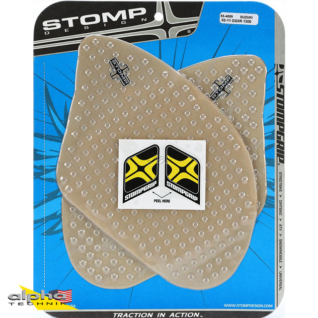 Stompgrip transparente, Volcano, para Suzuki GSX1300R Hayabusa, 1999-2016